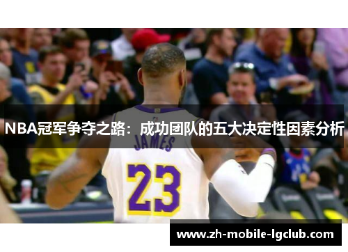 NBA冠军争夺之路：成功团队的五大决定性因素分析